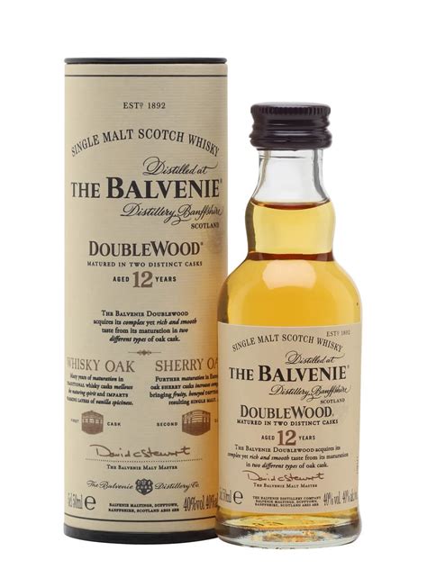 Balvenie 12 Year Old Doublewood Miniature .